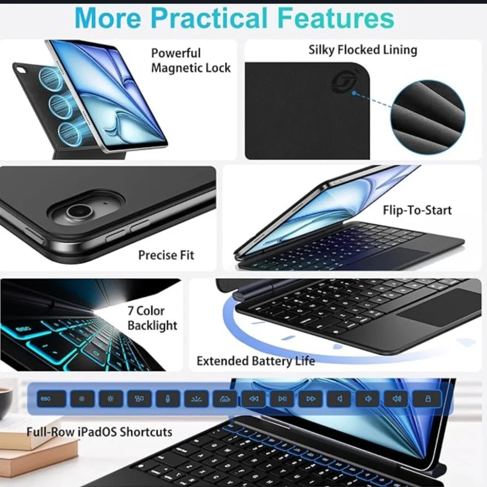Floating Stand Case for iPad